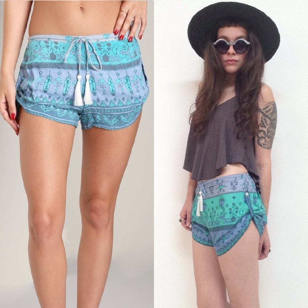 Spell designs desert wanderer shorts dawn S green
